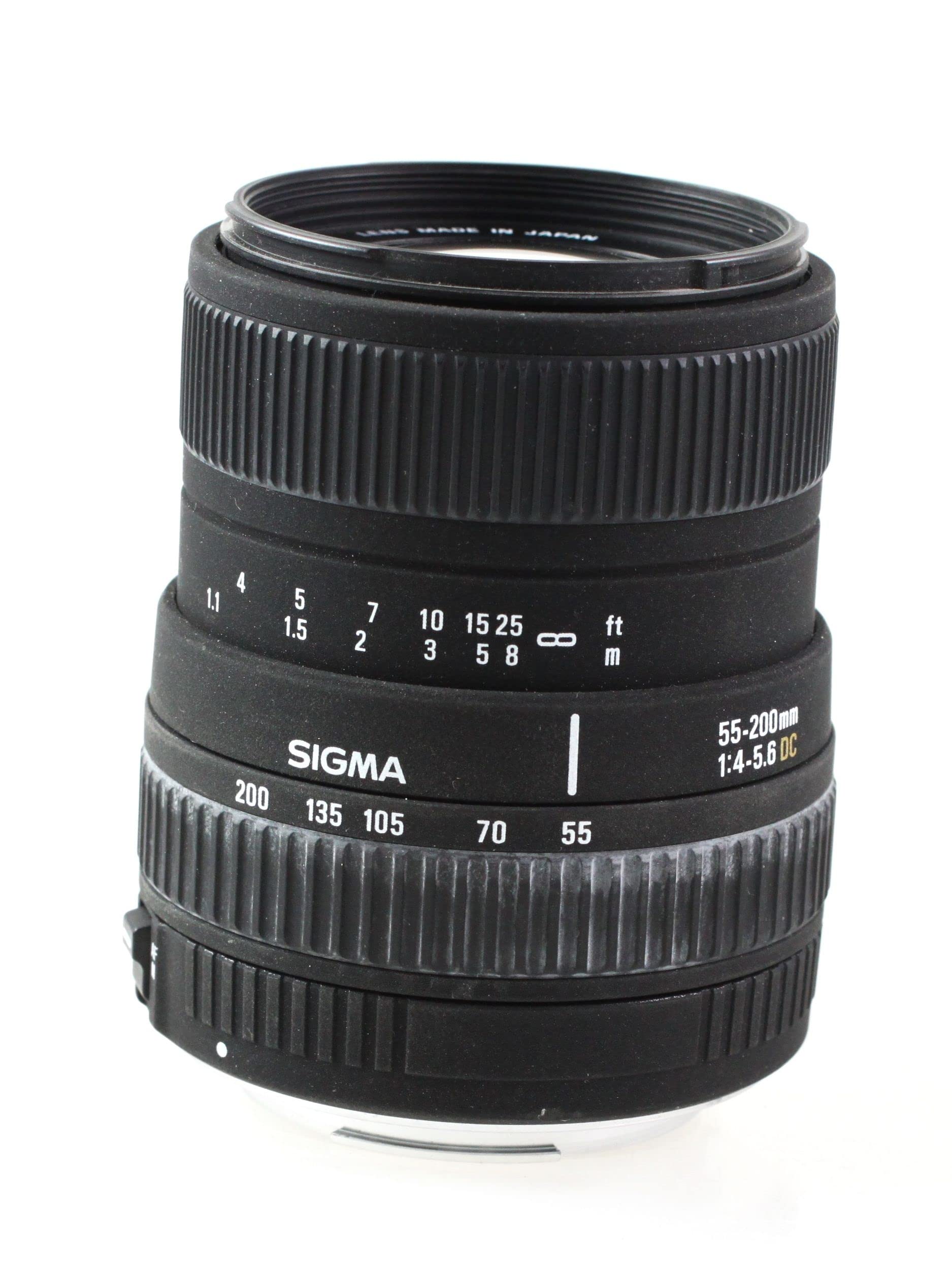 Amazon.com : Sigma 55-200mm f/4-5.6 DC Telephoto Zoom Lens for