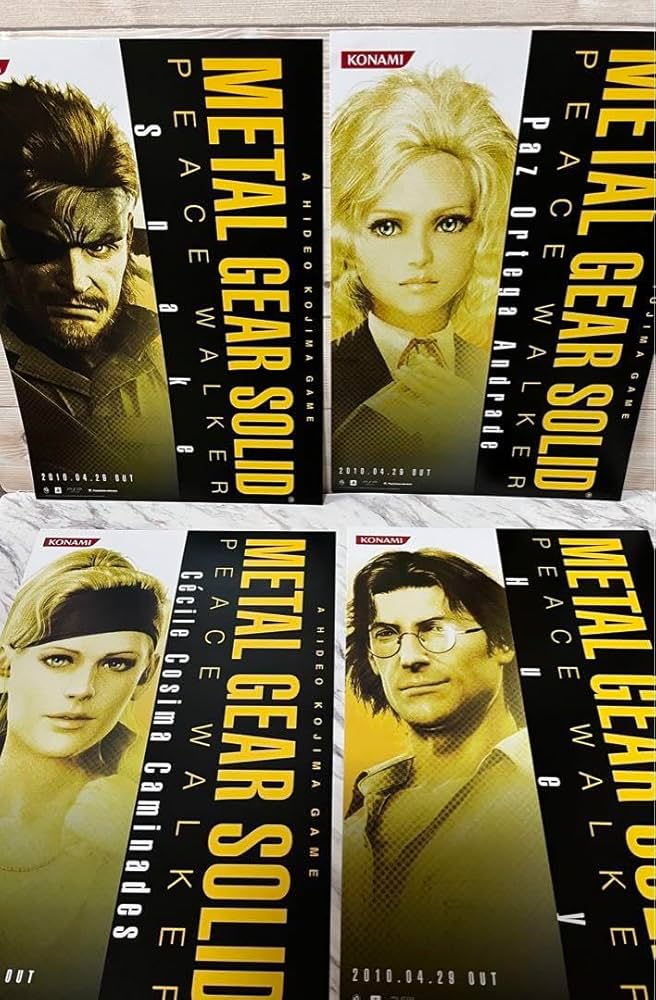 Amazon.co.jp: メタルギアソリッド ピースウォーカー 販促ポスター