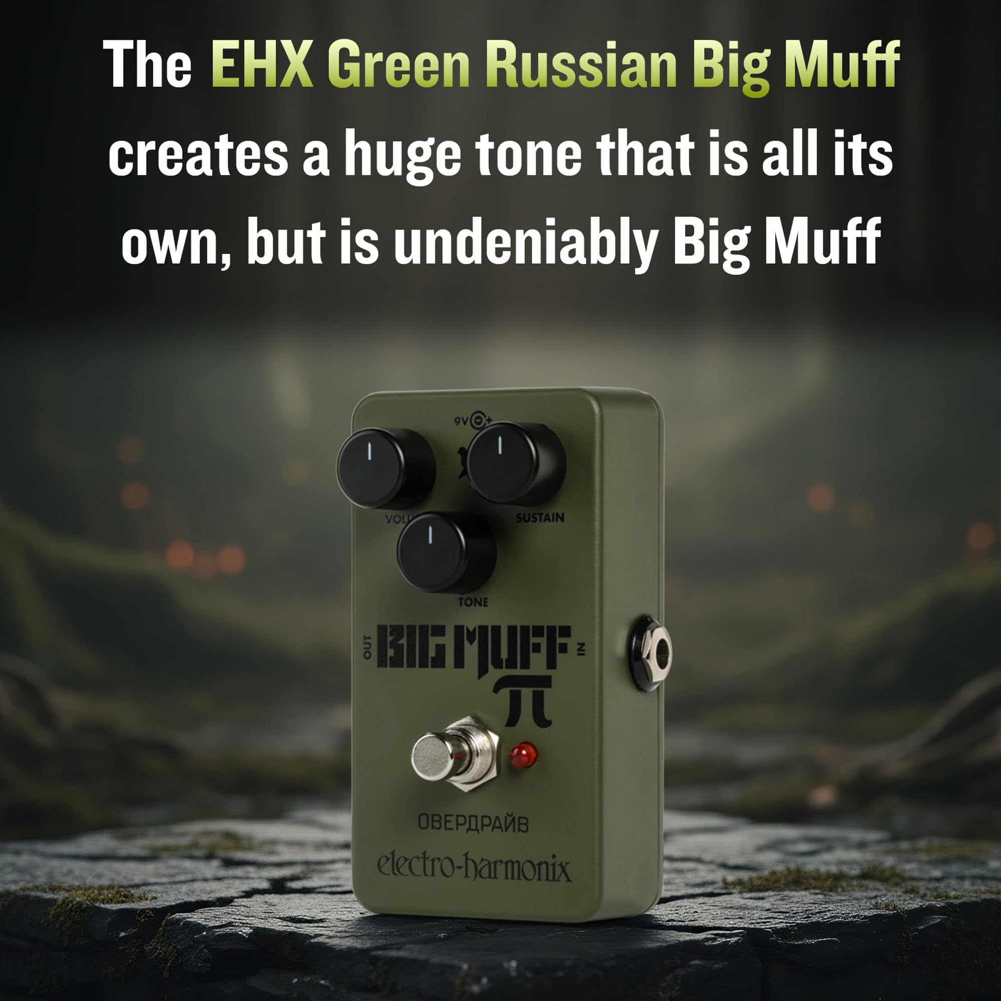 Electro Harmonix Green Russian Big Muff - Distorsore per chitarra