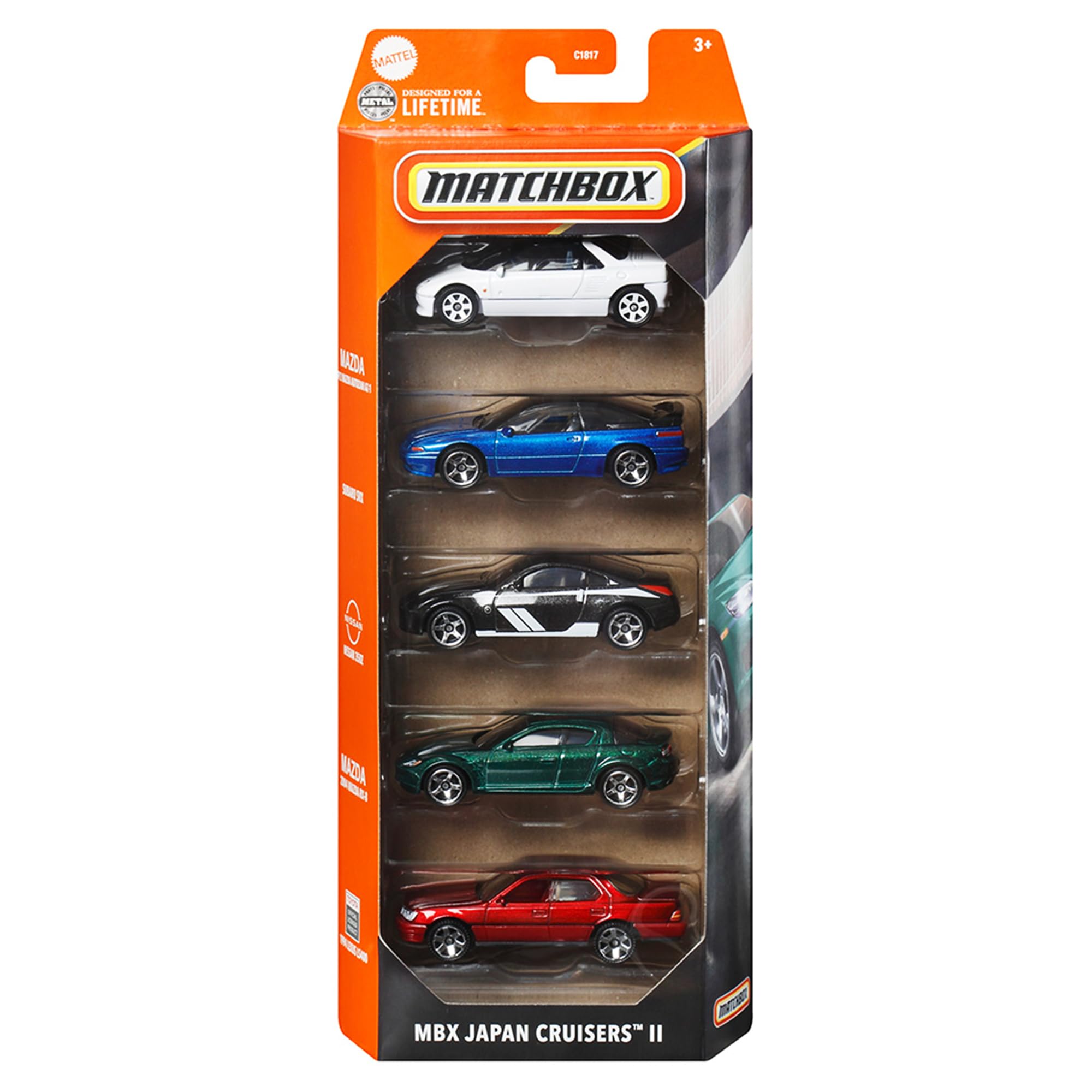 Amazon | マッチボックス(Matchbox) 5カーパック アソート 乗り物