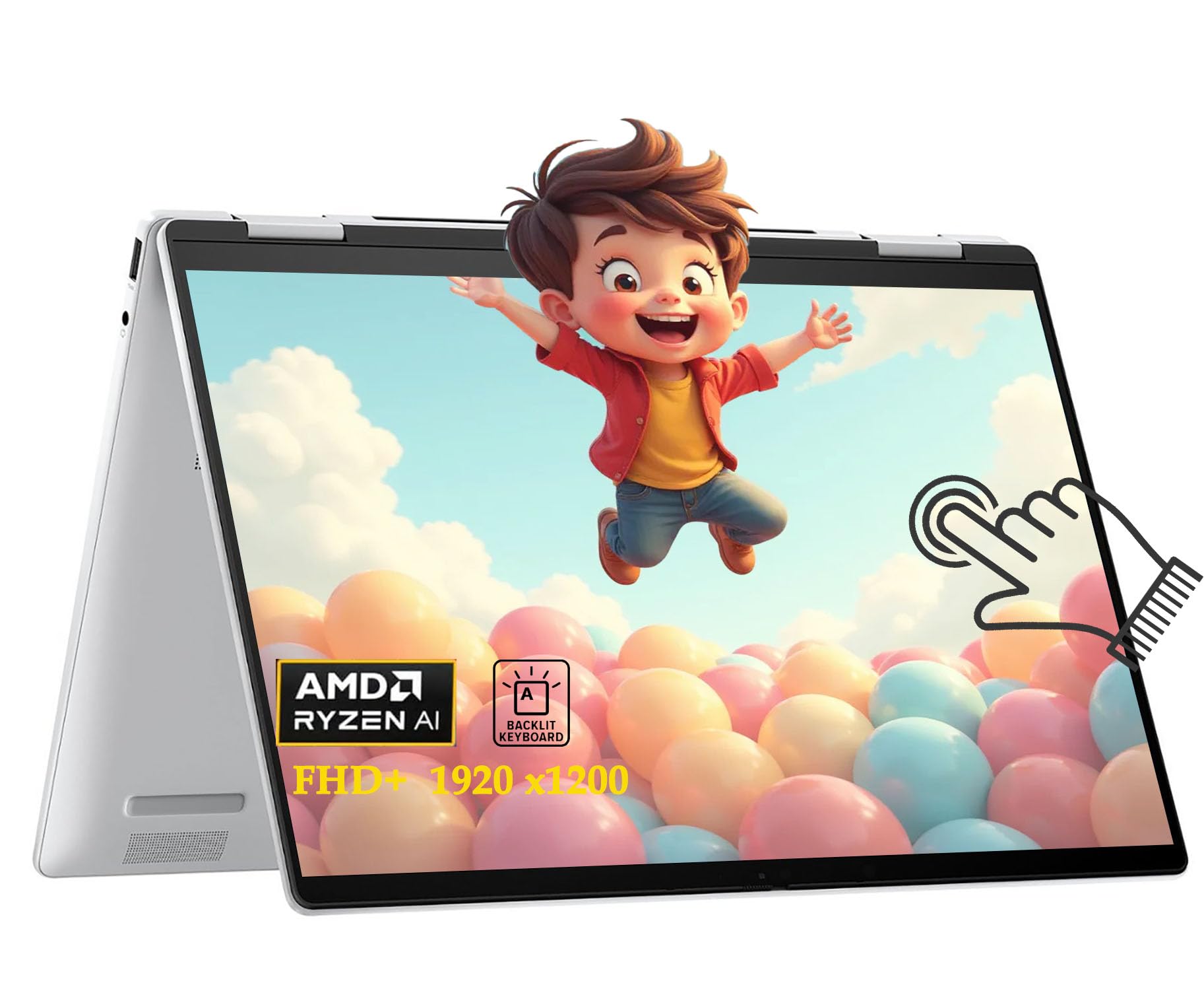 Amazon.com: HP Envy X360 Laptop 14 2 in 1 FHD+ IPS Touchscreen AI