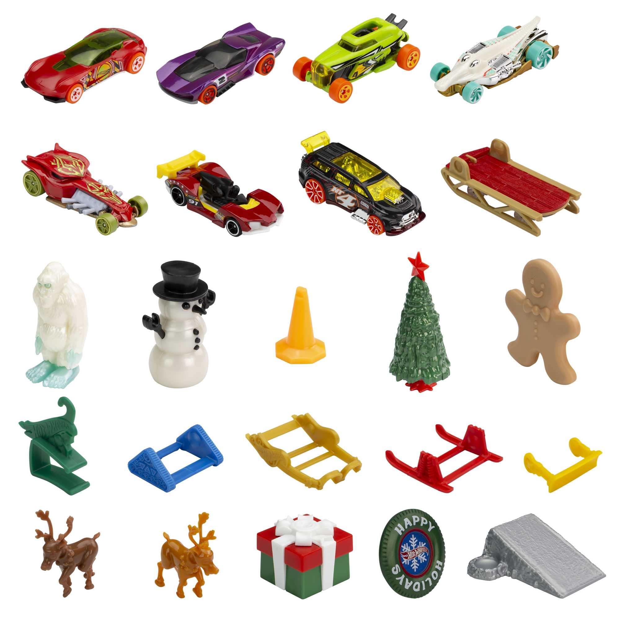 Amazon.com: Hot Wheels Toy Cars, 2022 Advent Calendar with 8 1:64