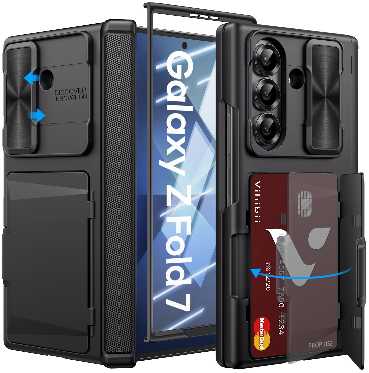 Amazon.com: Vihibii for Samsung Galaxy Z Fold 7 Case with Card