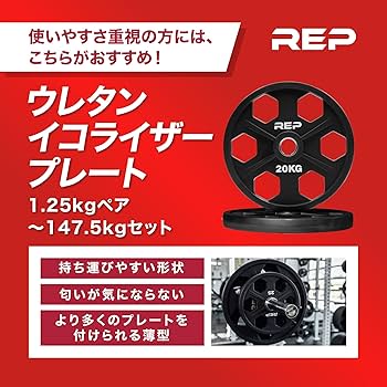 Amazon.co.jp: [レップフィットネス] ブラックバンパープレート 5kg