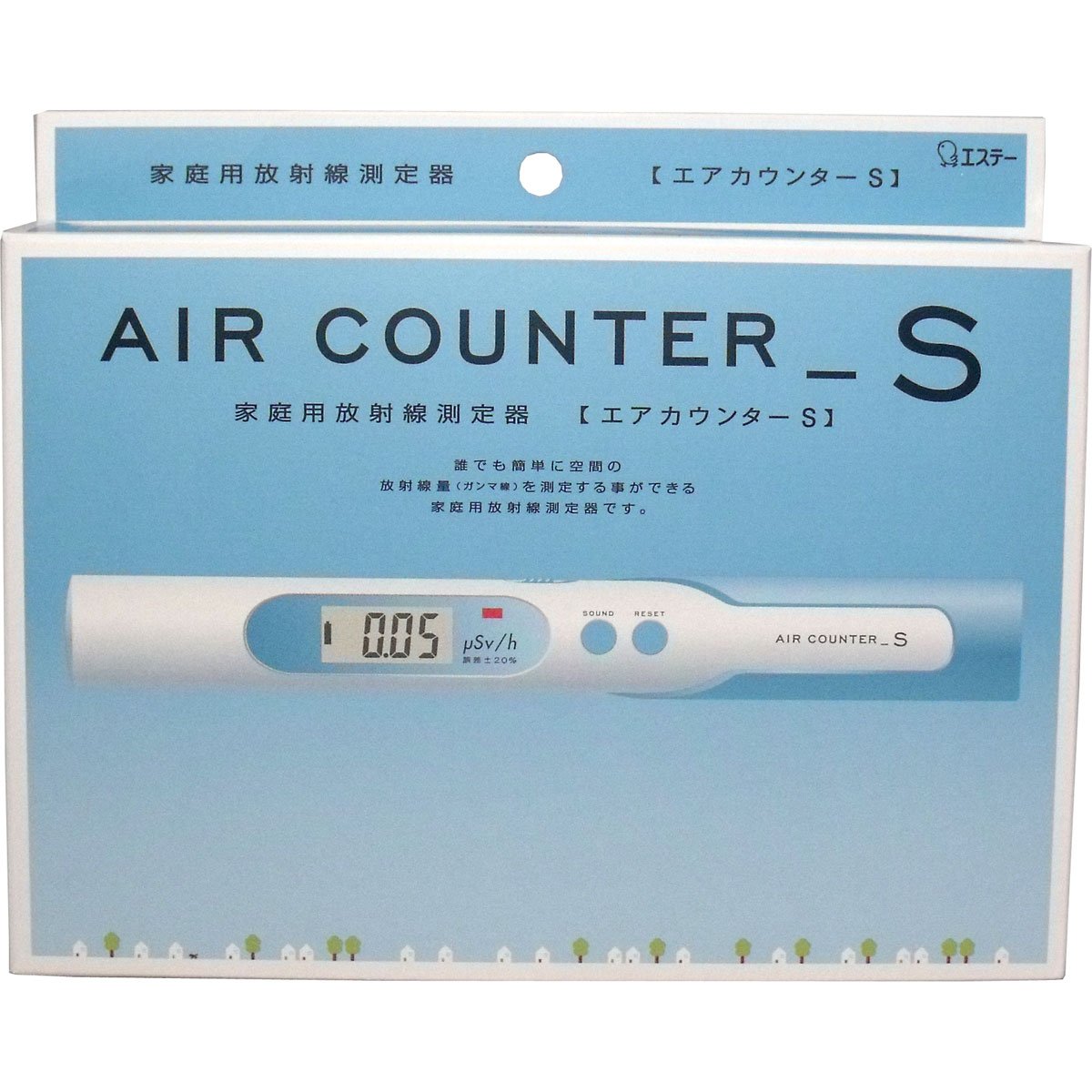 Amazon | エステー家庭用放射線測定器 エアカウンターS | 放射能測定