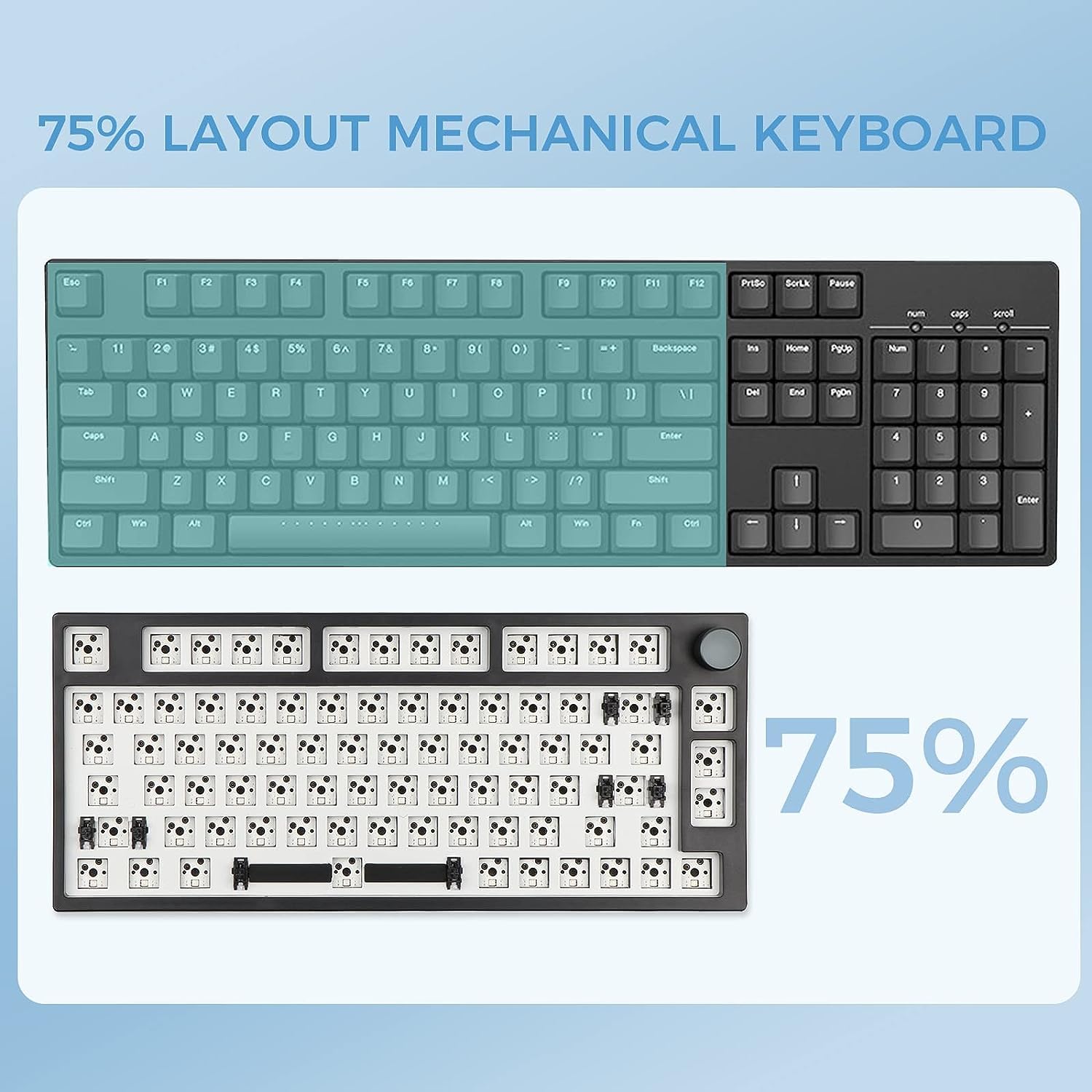 Amazon | 【????新登場】EPOMAKER TH80 Pro ゲーミングキーボード