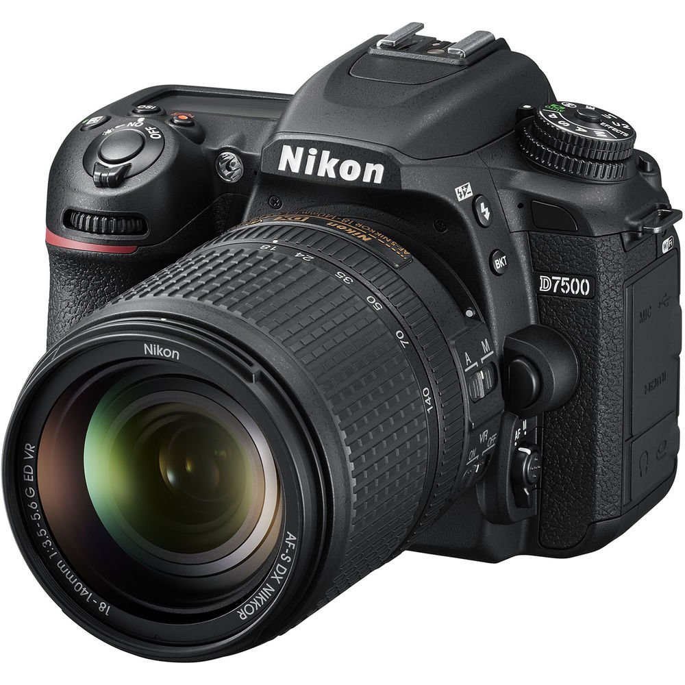 Amazon | Nikon D7500 DSLR 4K Video Camera [with 18-140mm Lens