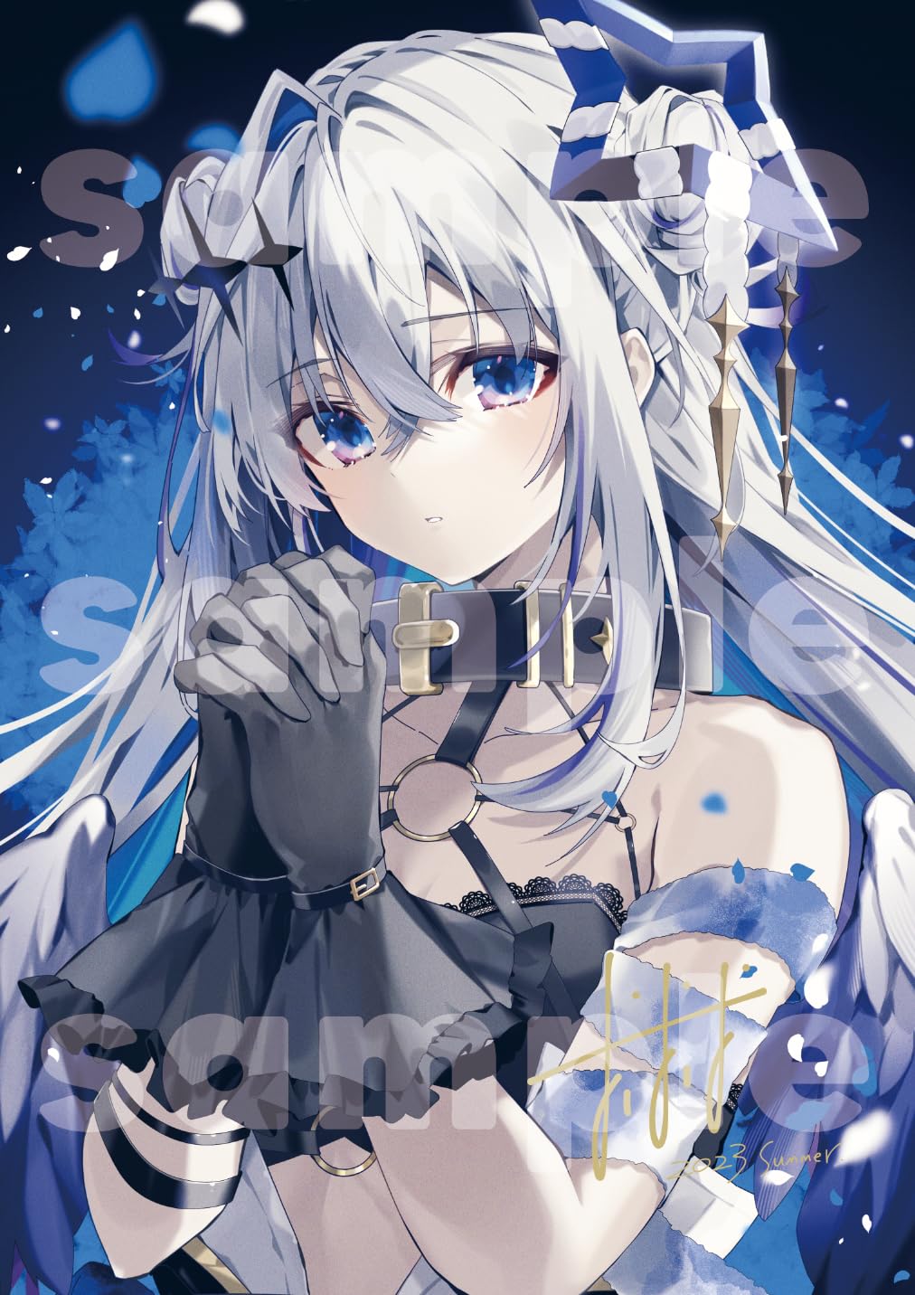 Amazon.co.jp: おしおしお 箔押し複製サイン入り 天音 かなた アクリル