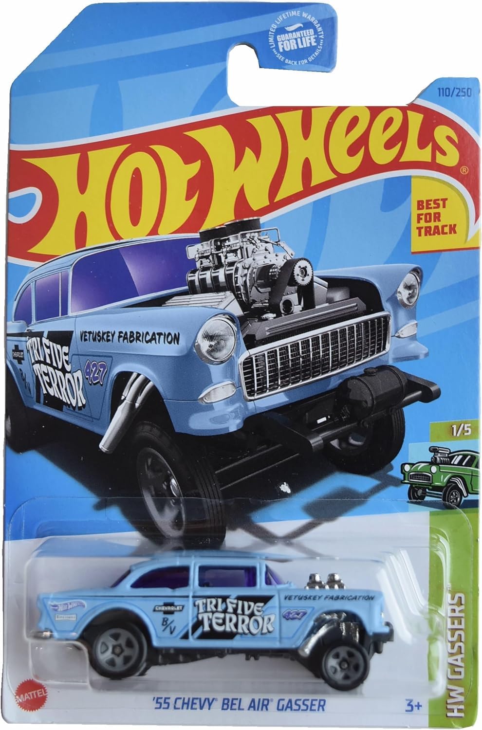 Amazon.com: Hot Wheels '55 Chevy Bel Air Gasser, HW Gassers 1/5