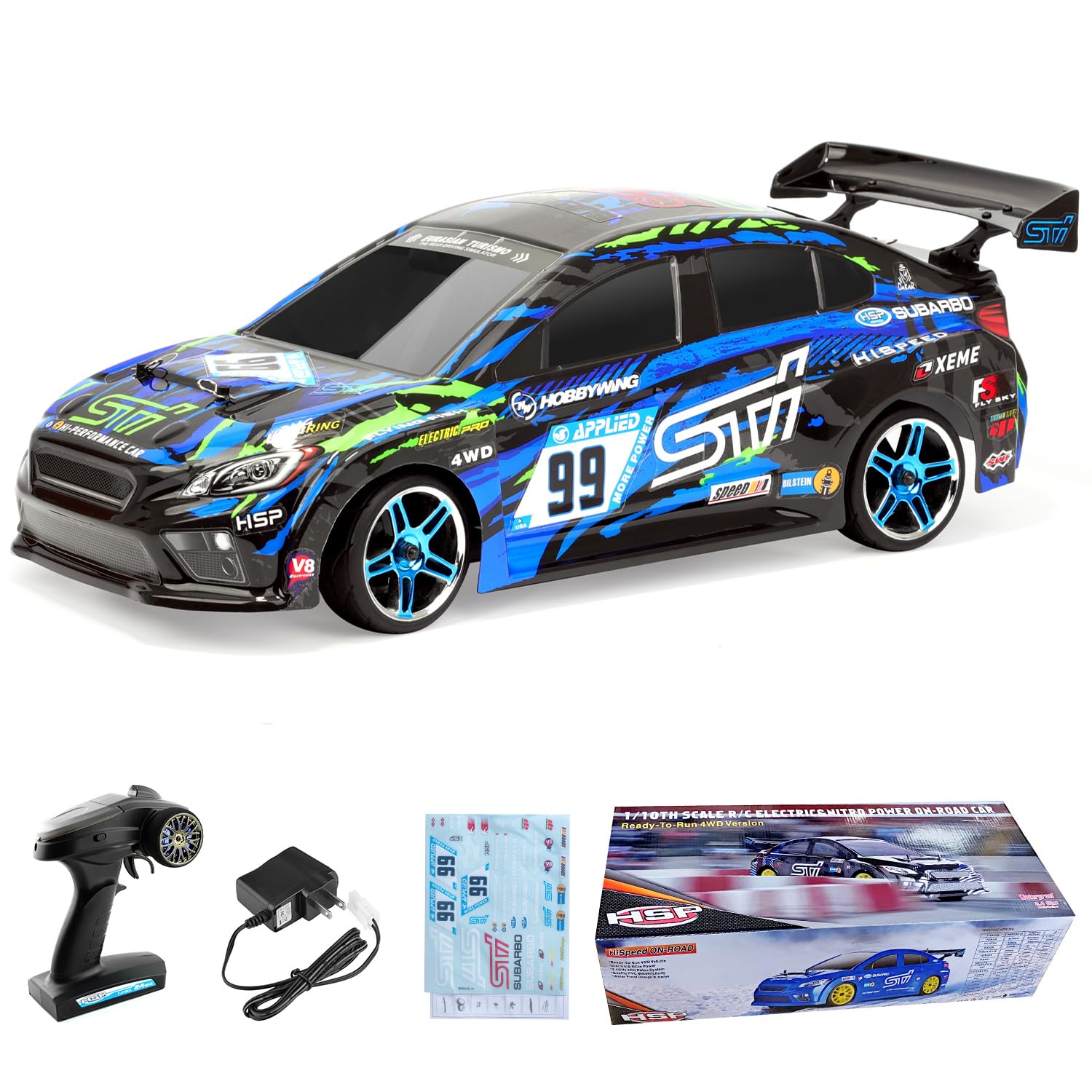 Amazon.com: RGT HSP Racing Rc Drift Car 4WD 1:10 Electric Power On