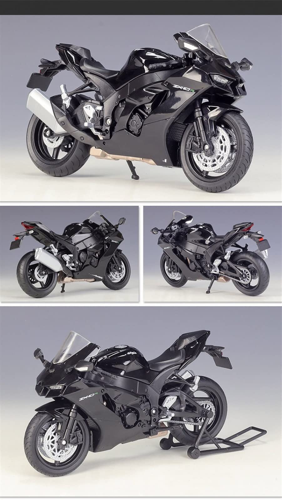 Amazon.co.jp: カワサキに適合 ニンジャZX-10R 1:12 頑丈な機関車の
