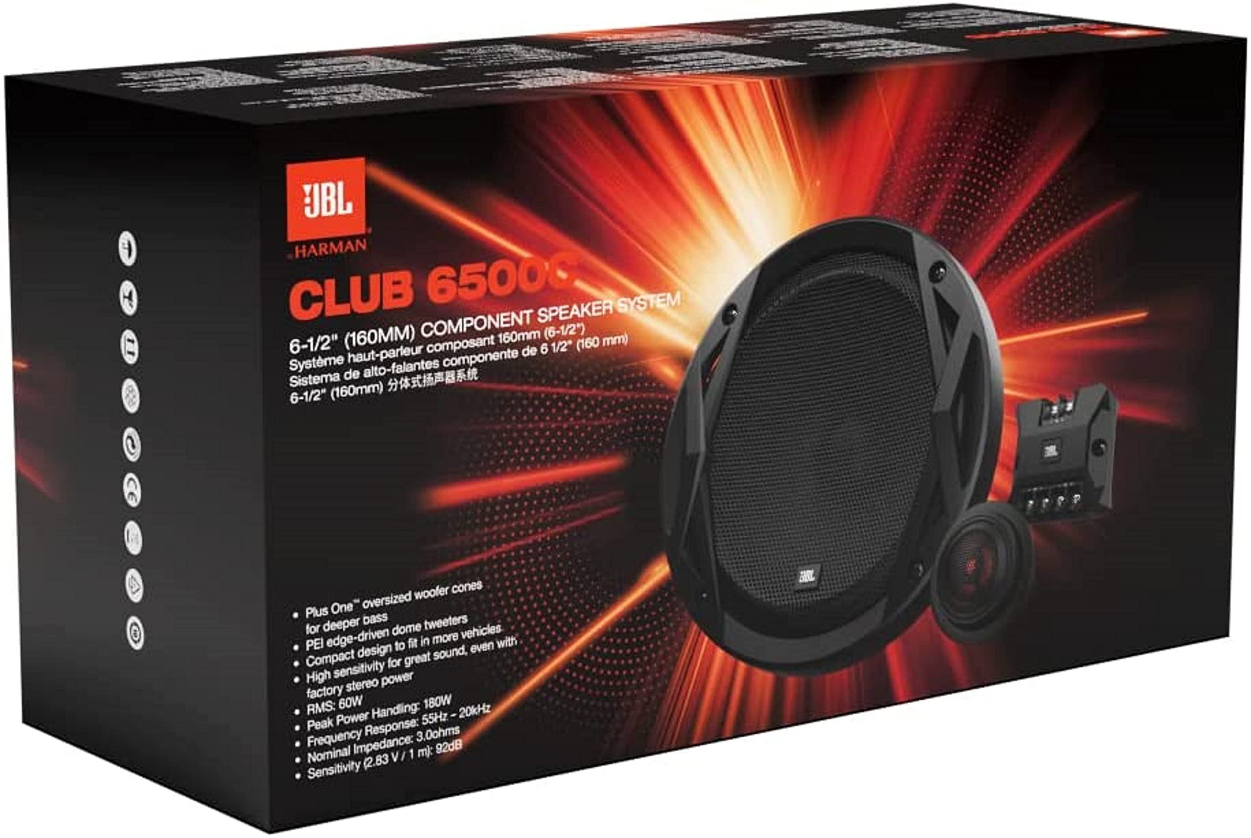 Amazon.co.jp: JBL CLUB6500C 6.5インチ 360W クラブシリーズ 2ウェイ