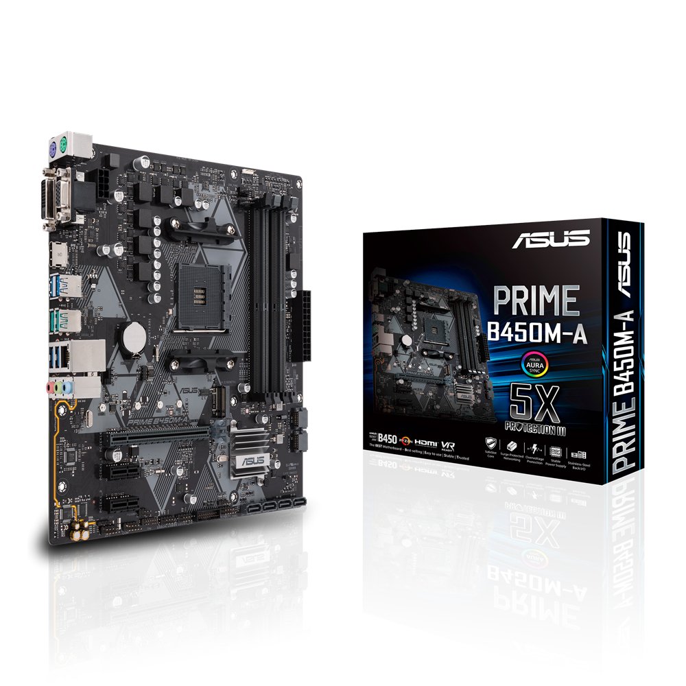 Amazon.com: ASUS Prime B450M-K II (Socket AM4/B450/DDR4/S-ATA 600