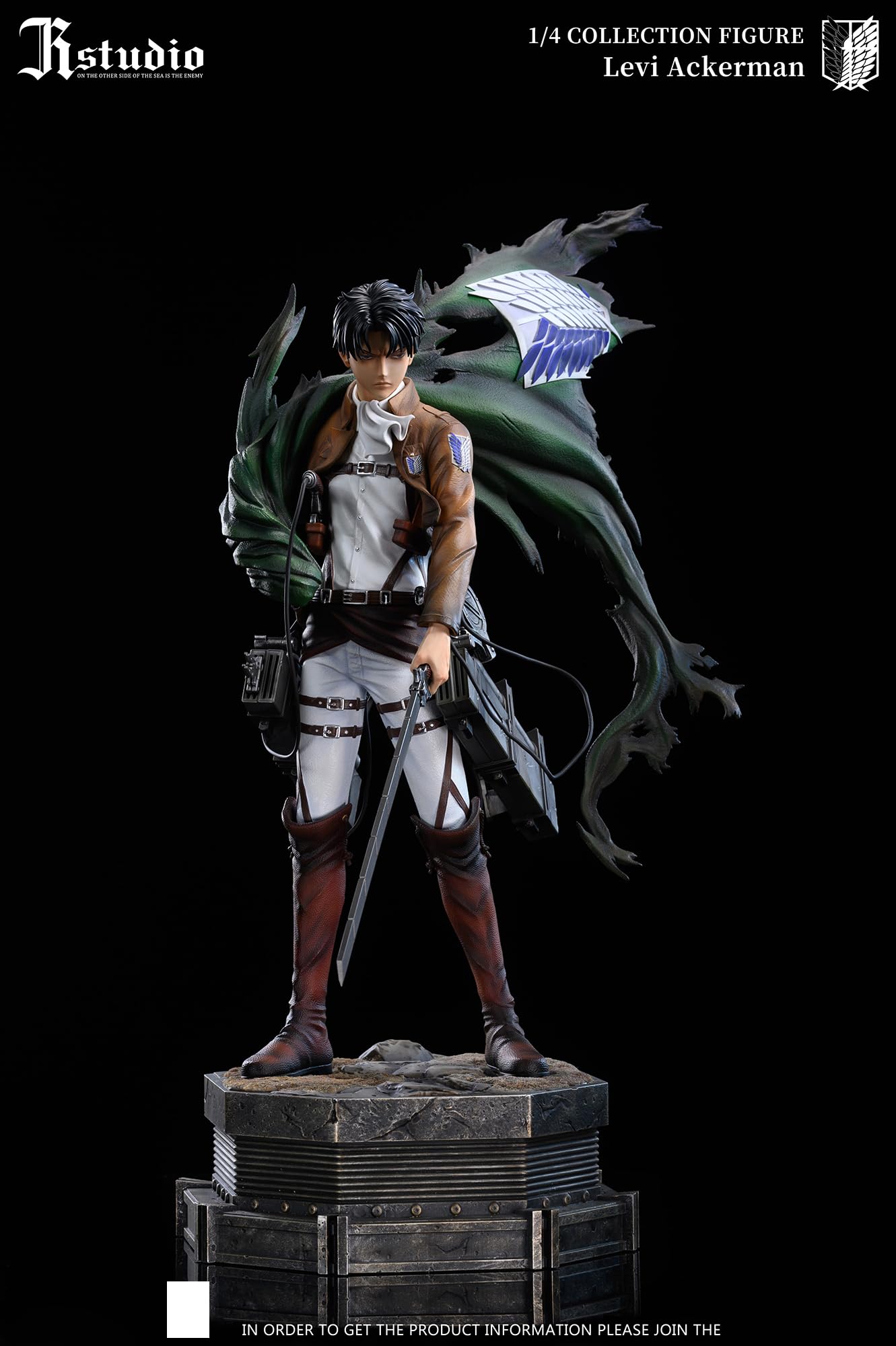 Amazon | リヴァイ・アッカーマン フィギュア 1/4スケール 塗装済み