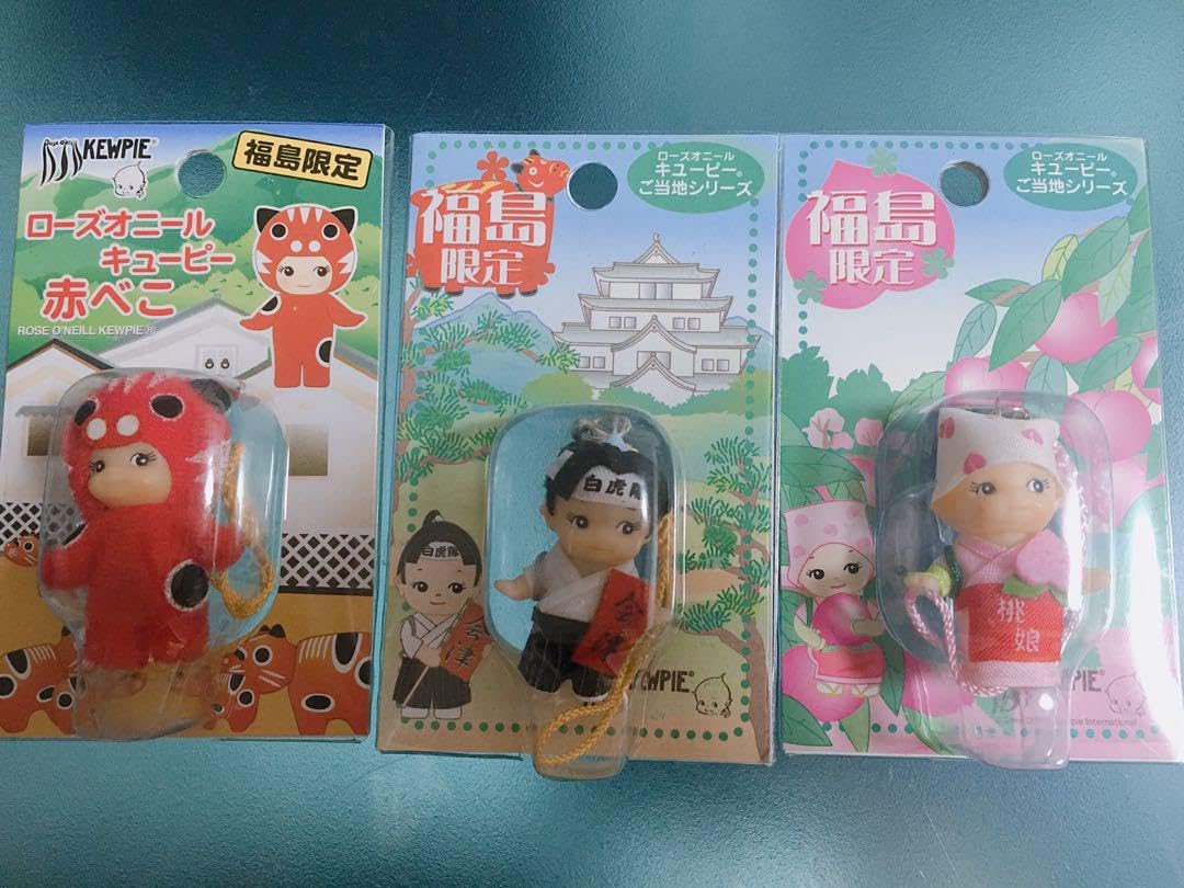 Amazon.co.jp: ご当地キューピー 福島 赤べこ 白虎隊 桃娘 : 家電＆カメラ