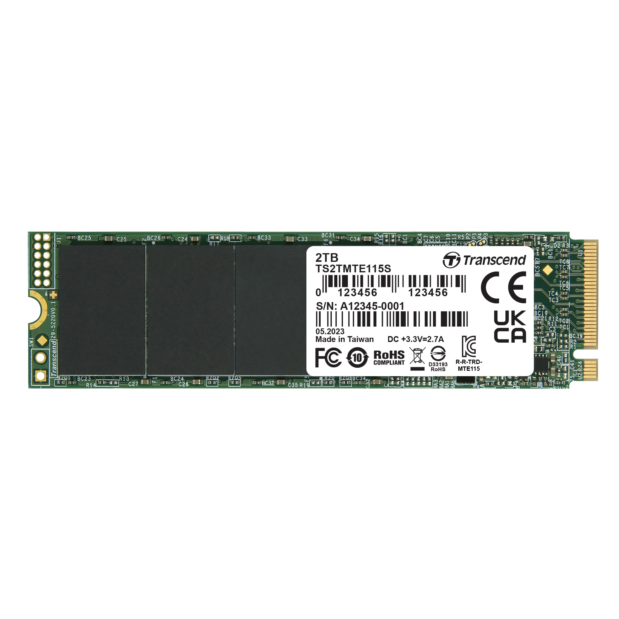 Amazon.co.jp: トランセンド M.2 NVMe SSD 2TB 2280 PCIe Gen3×4 最大