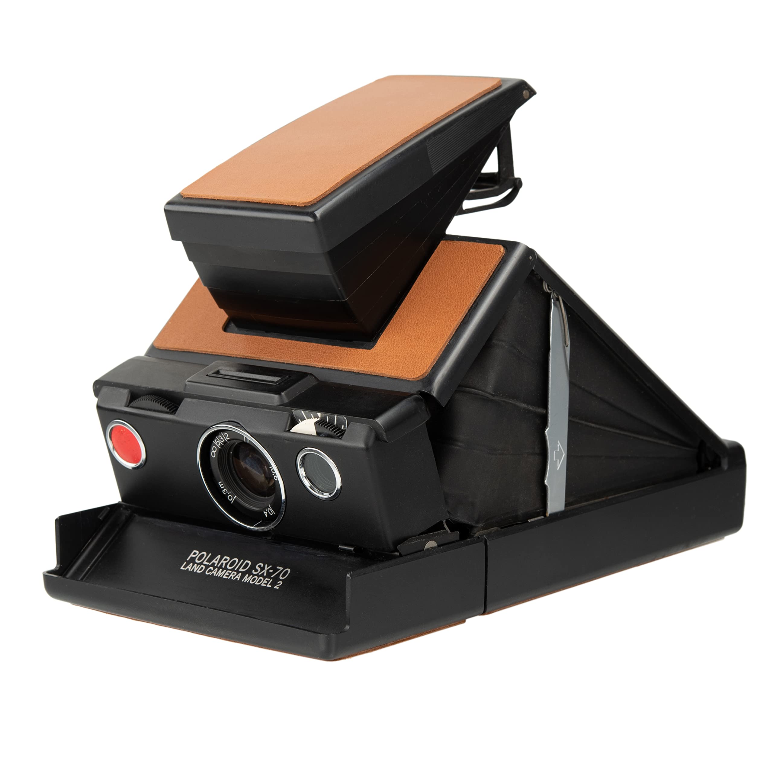 Amazon | Polaroid Sx-70 ブラックモデル2 ストラップとビンテージ