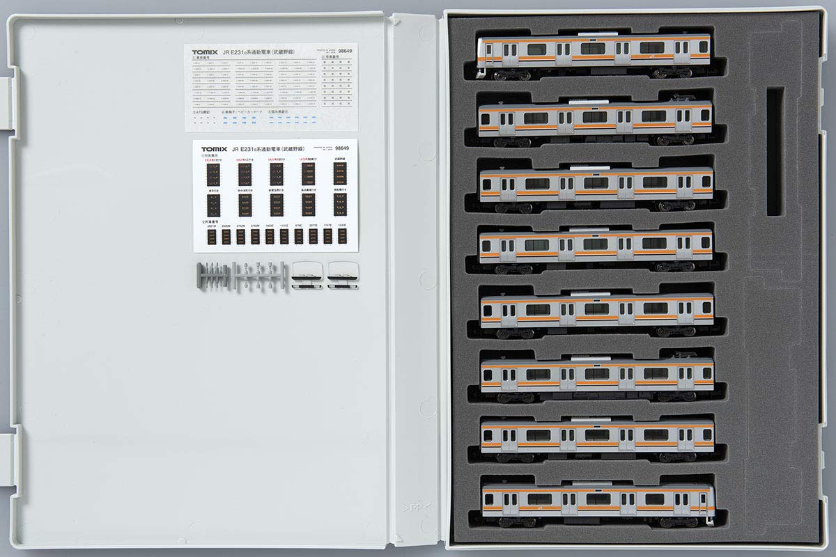 Amazon | TOMIX Nゲージ E231 0系 通勤電車 武蔵野線 セット 8両 98649