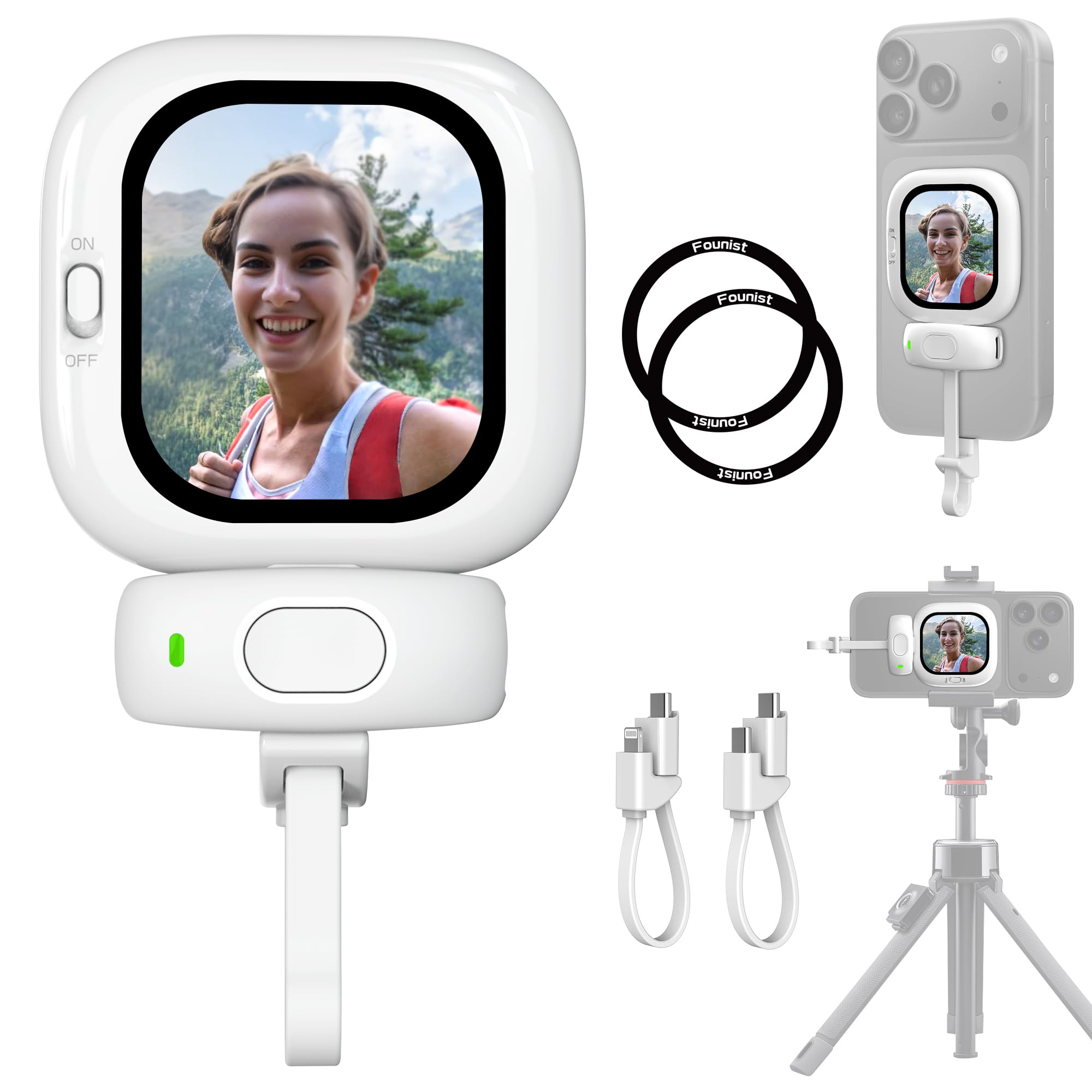 Amazon.com: Founist Vlogmate Mini Phone Vlog Selfie Monitor Screen