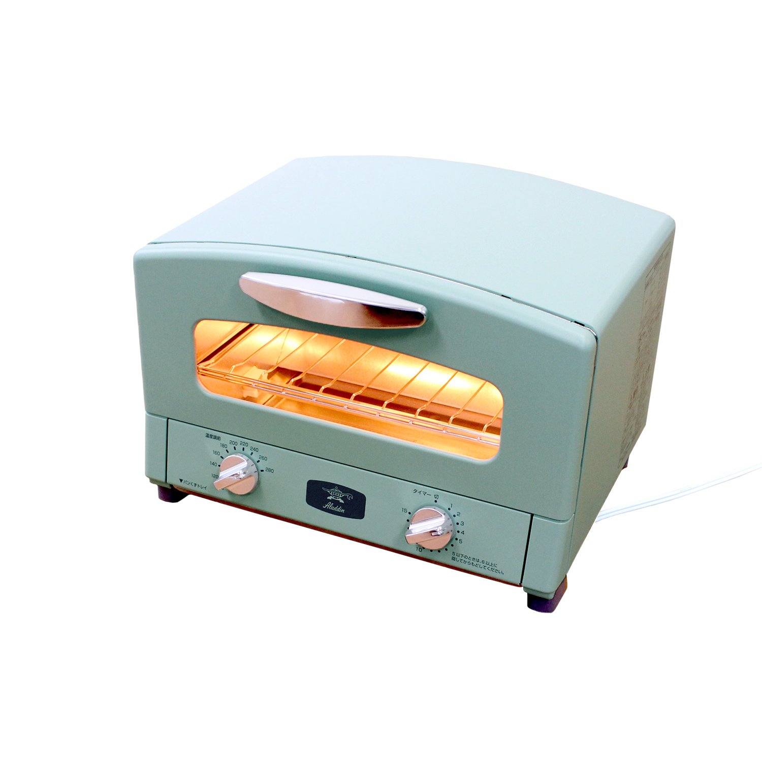 Amazon | アラジン トースター 2枚 遠赤 グラファイト グリーン (B806