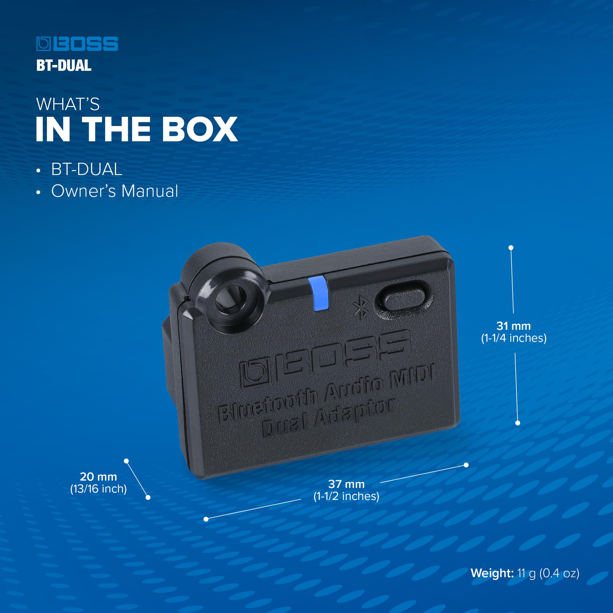 Amazon.com: BOSS BT-DUAL | Bluetooth Audio MIDI Dual Adaptor