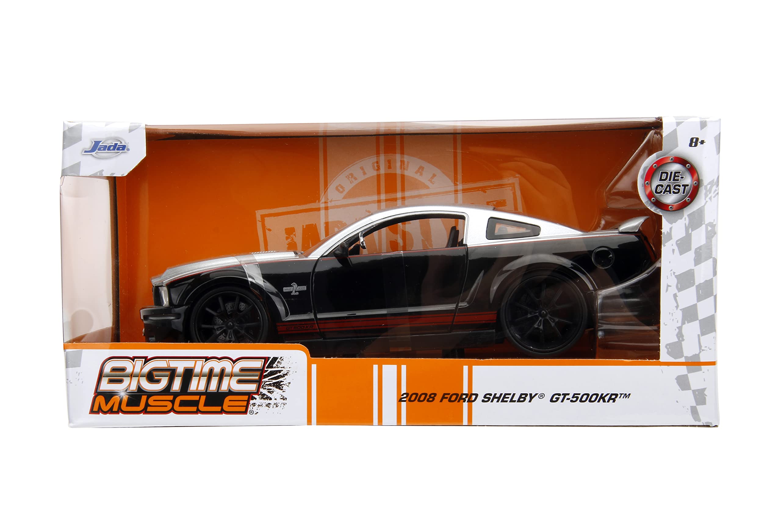 Amazon.com: Jada Big Time Muscle 1:24 2008 Ford Shelby GT-500KR