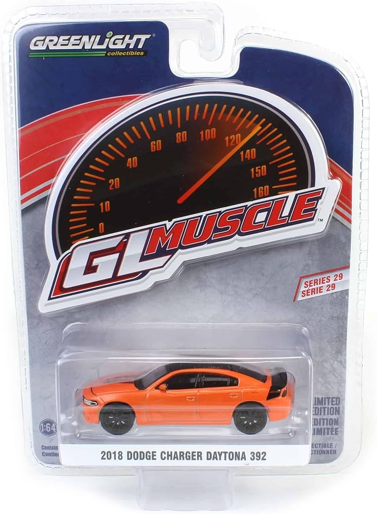 Amazon.com: 1/64 2018 Dodge Charger Daytona 392 Go Mango