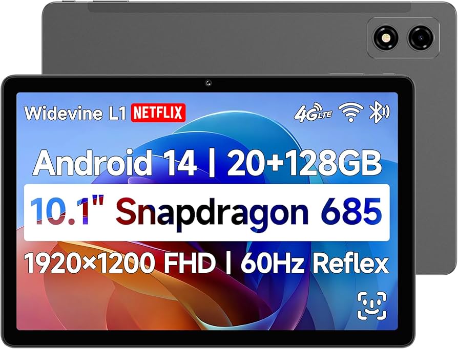 Amazon.com : BNCF 10.1 inch Snapdragon 685 Android 14 Tablet, FHD