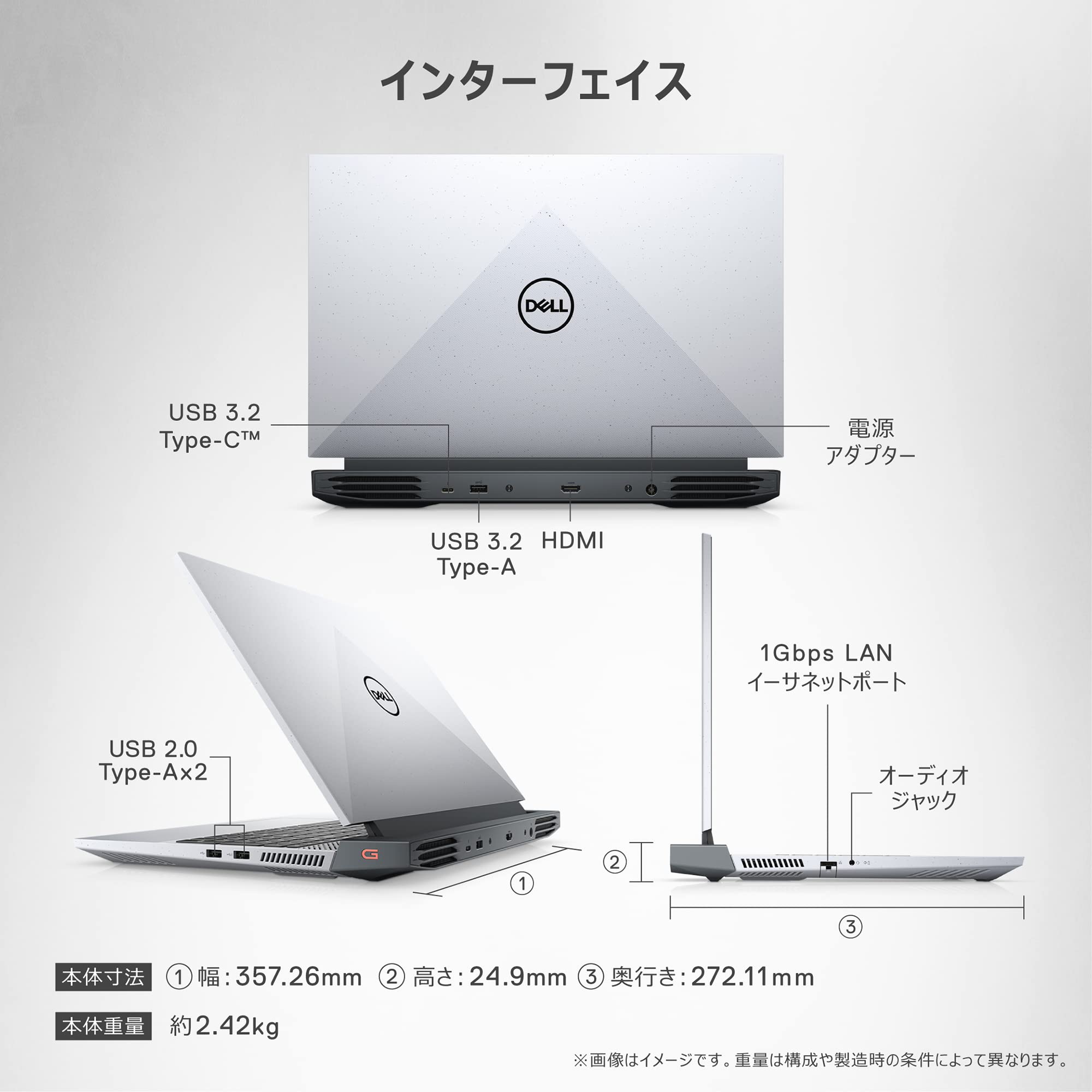 Amazon.co.jp: Dell ゲーミングノートパソコン G15 5511 ファントム
