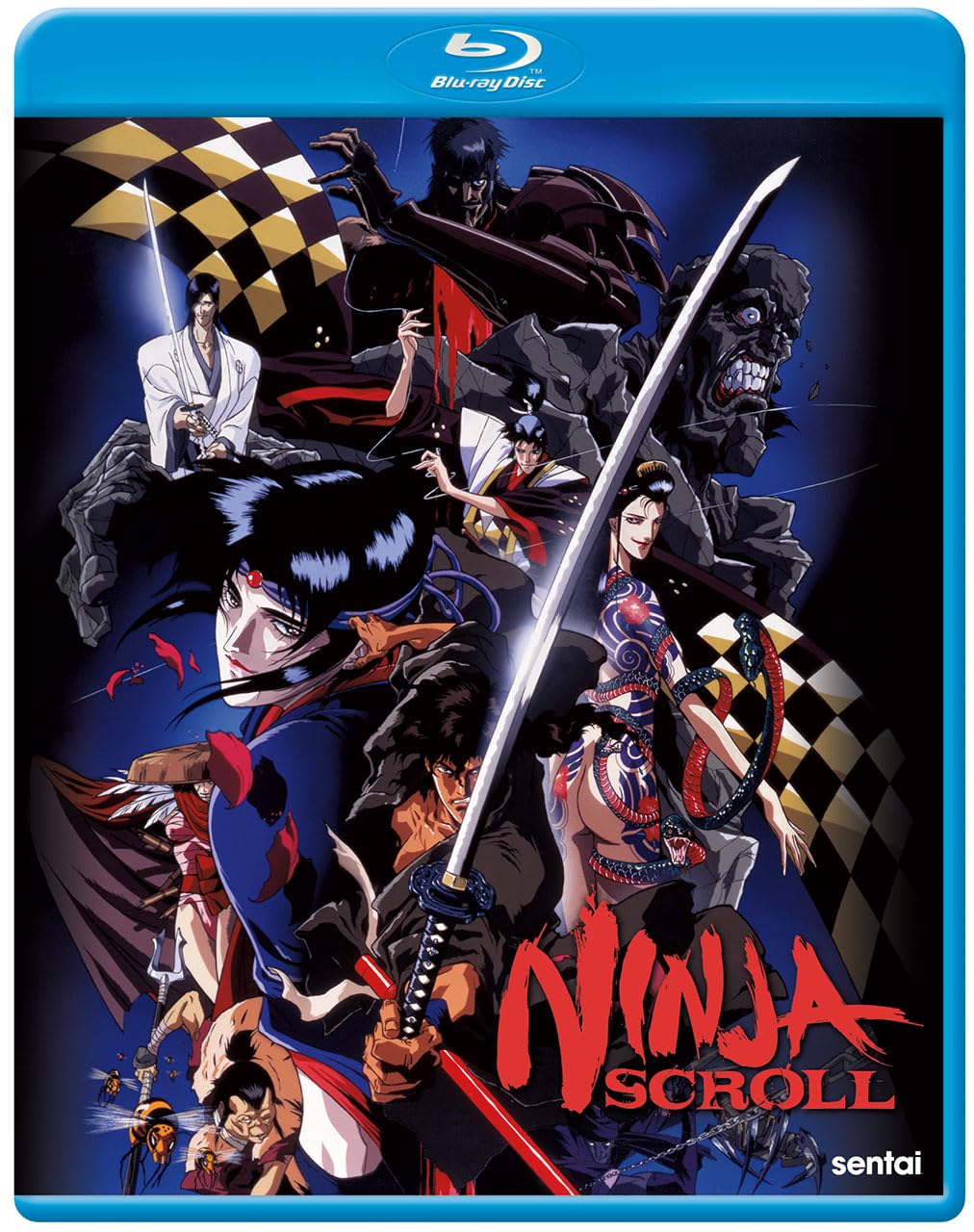Amazon.co.jp: NINJA SCROLL / 獣兵衛忍風帖 (北米版)[Blu-ray][Import