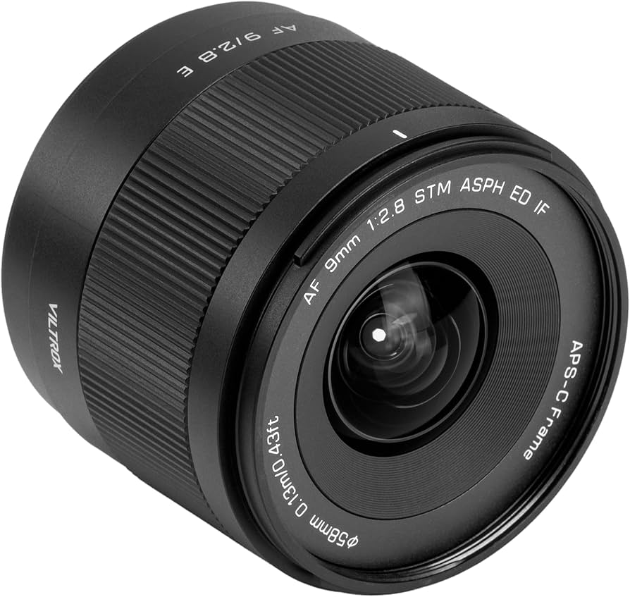 Amazon.com : VILTROX AF 9mm F2.8 APS-C Lens for Sony E-Mount