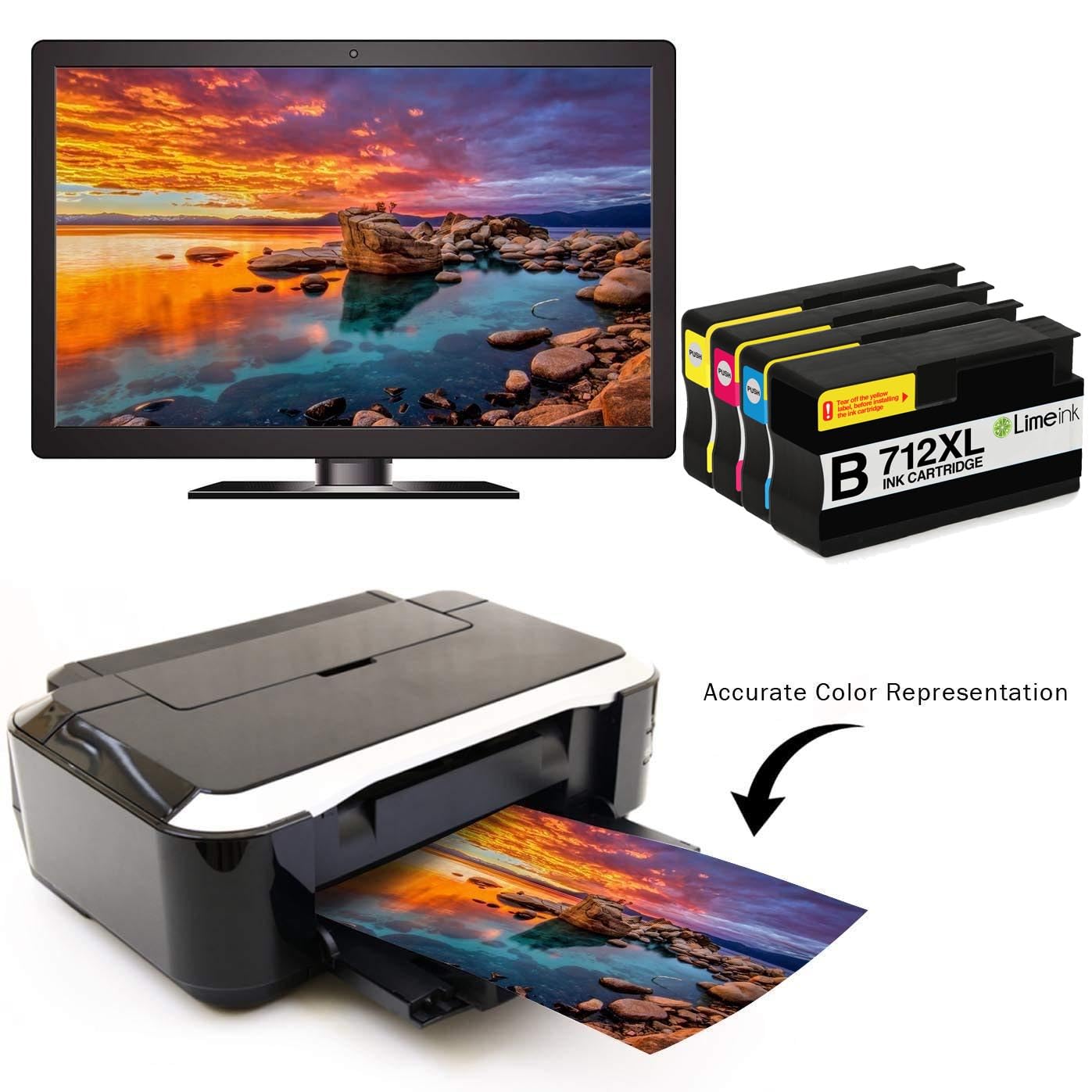 Amazon.co.jp: Limeink 互換インクカートリッジ HP 712インク