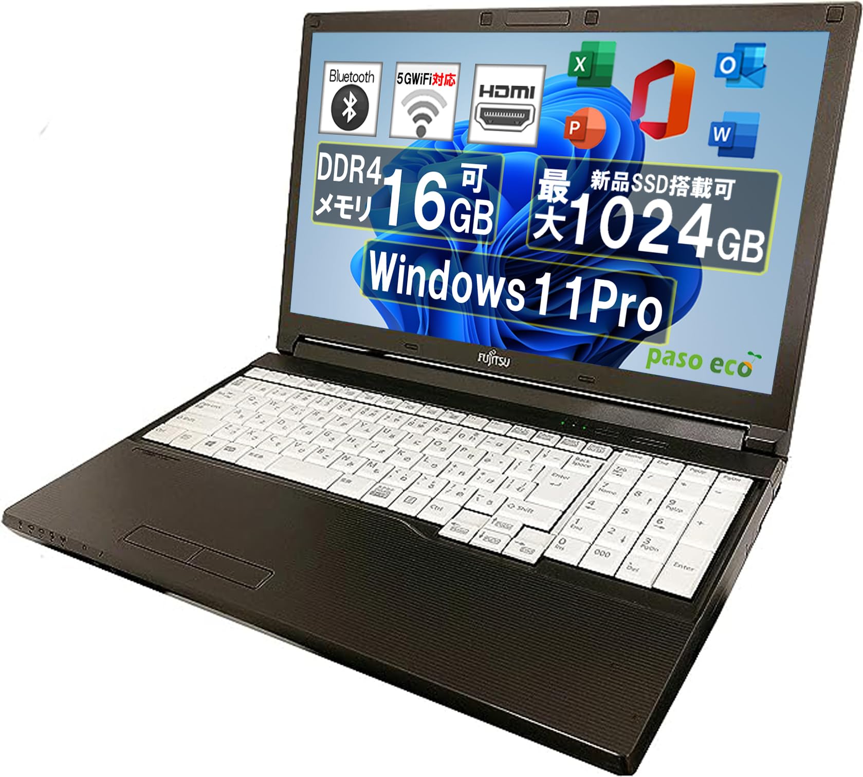 Amazon.co.jp: 【整備済み品】テンキーとDVD内蔵モデル ノートパソコン