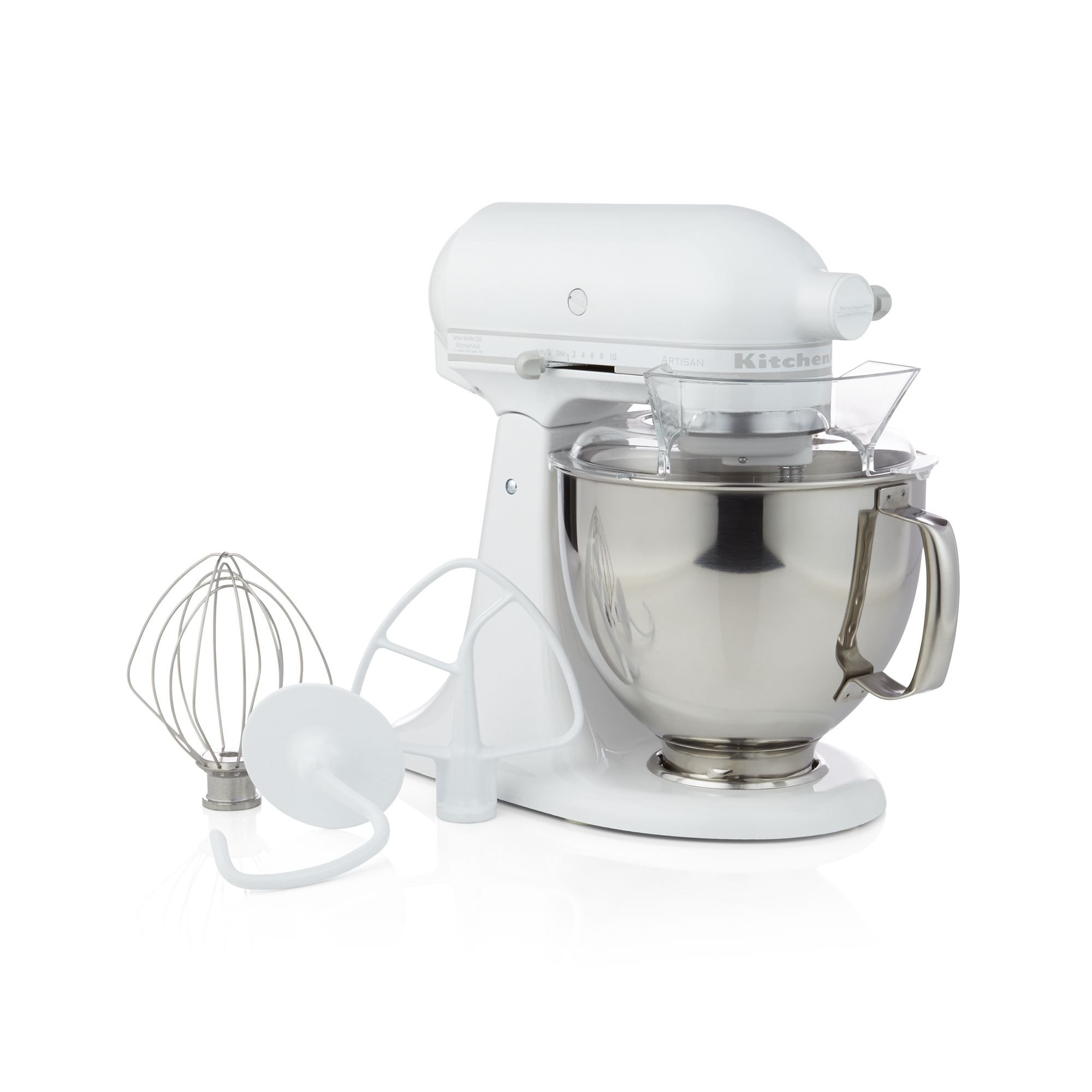 Amazon.com: KitchenAid KSM150PSWW Artisan Series 5-Qt. Stand Mixer