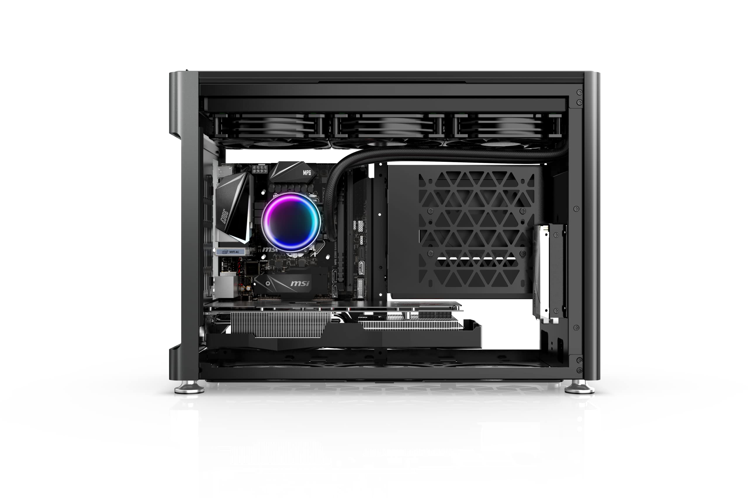 Amazon.com: Jonsplus i100 Pro Mini-ITX Gaming Case, Black