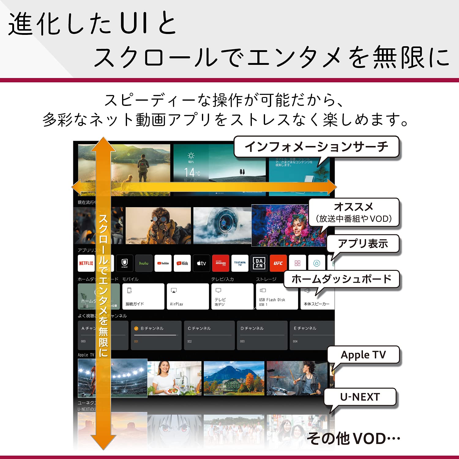 Amazon.co.jp: LG 43型 4Kチューナー内蔵 液晶 テレビ 43NANO76JPA IPS