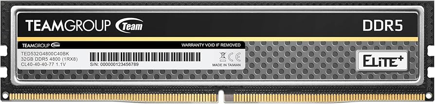 Amazon.co.jp: TEAMGROUP Elite Plus DDR5 32GB 4800MHz PC5-38400