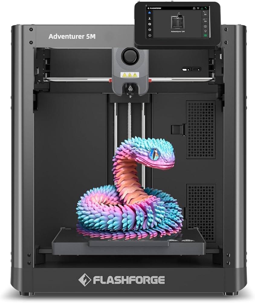 Amazon | FLASHFORGE Adventurer 5M 3Dプリンター、完全自動レベリング