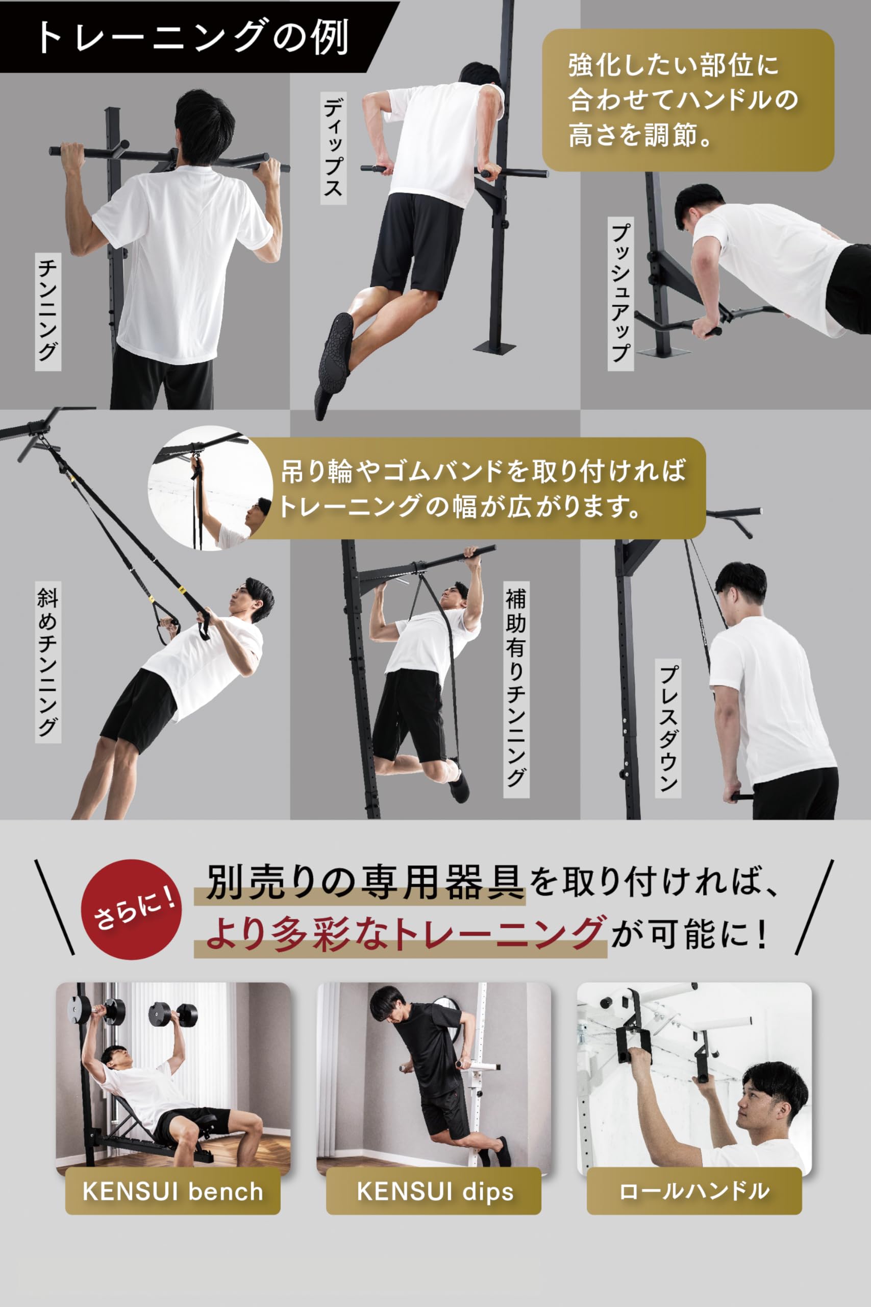 Amazon | 【NEW】TEDDY WORKS KENSUI kaku model1E ディップスハンドル