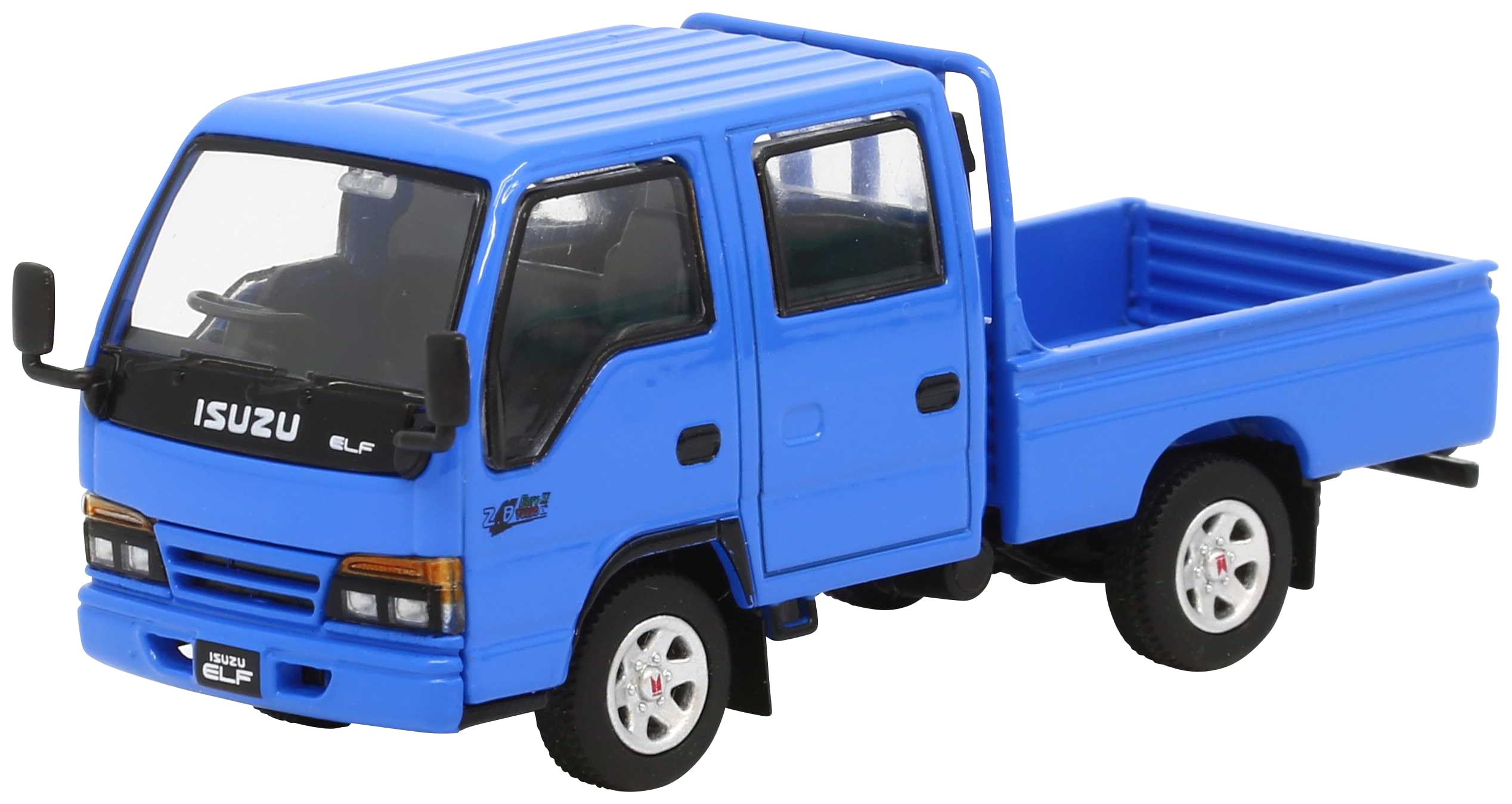 Amazon | Model1 1/64 いすゞ エルフ (ELF) ダブルキャブ - ブルー