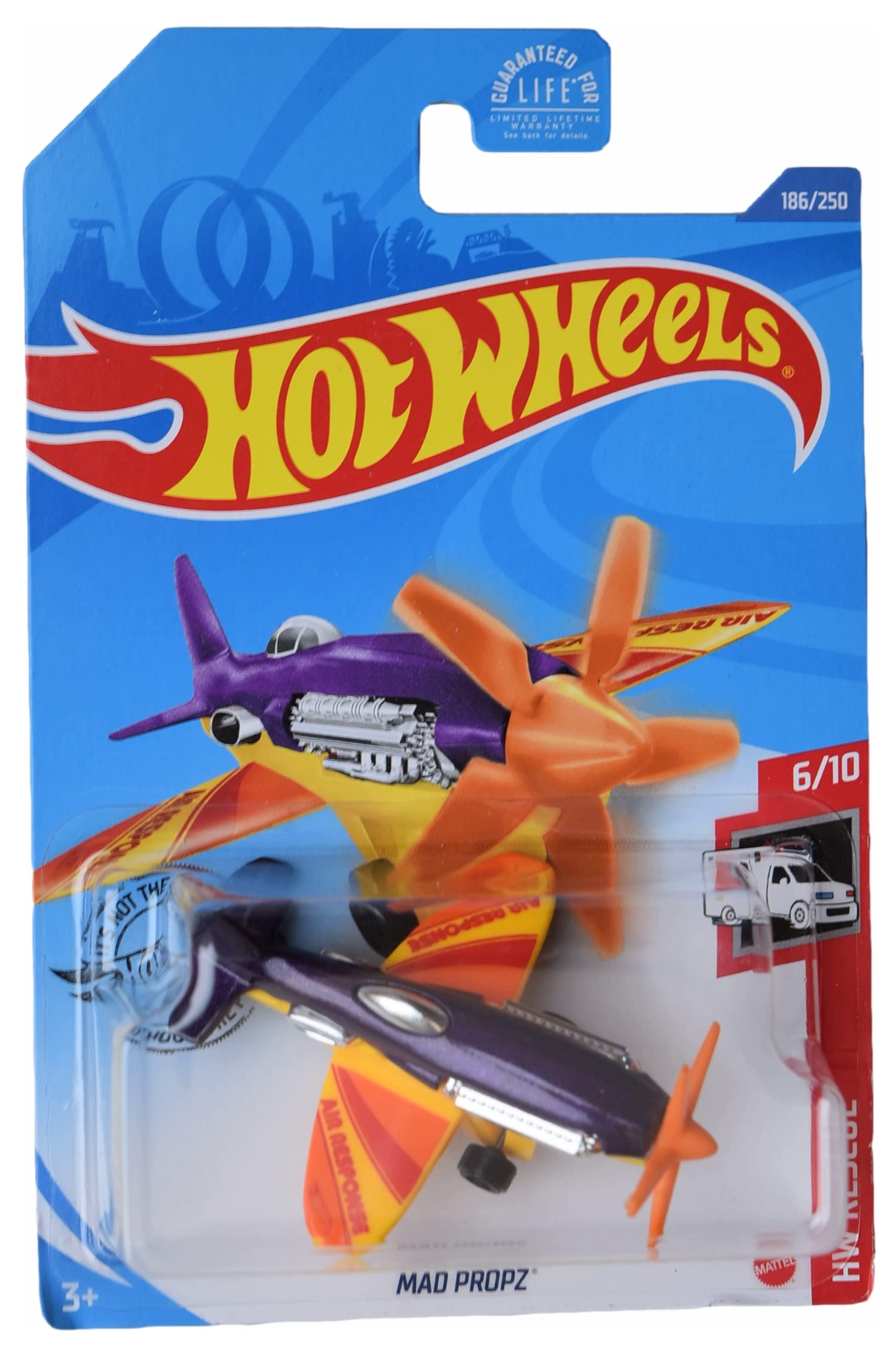 Amazon.com: Hot Wheels Mad Propz - Purple - 186/250 Rescue 6/10
