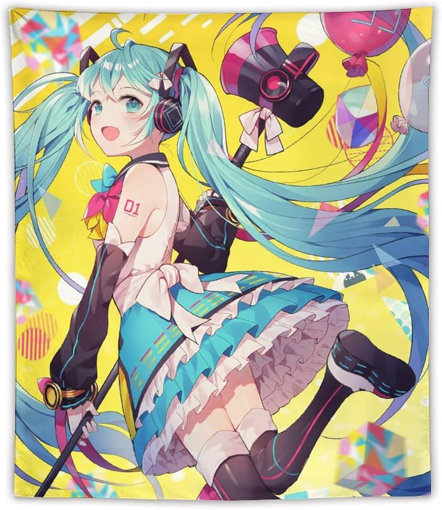 Amazon.co.jp: 初音ミク タペストリー ポスターインテリア 壁掛け用