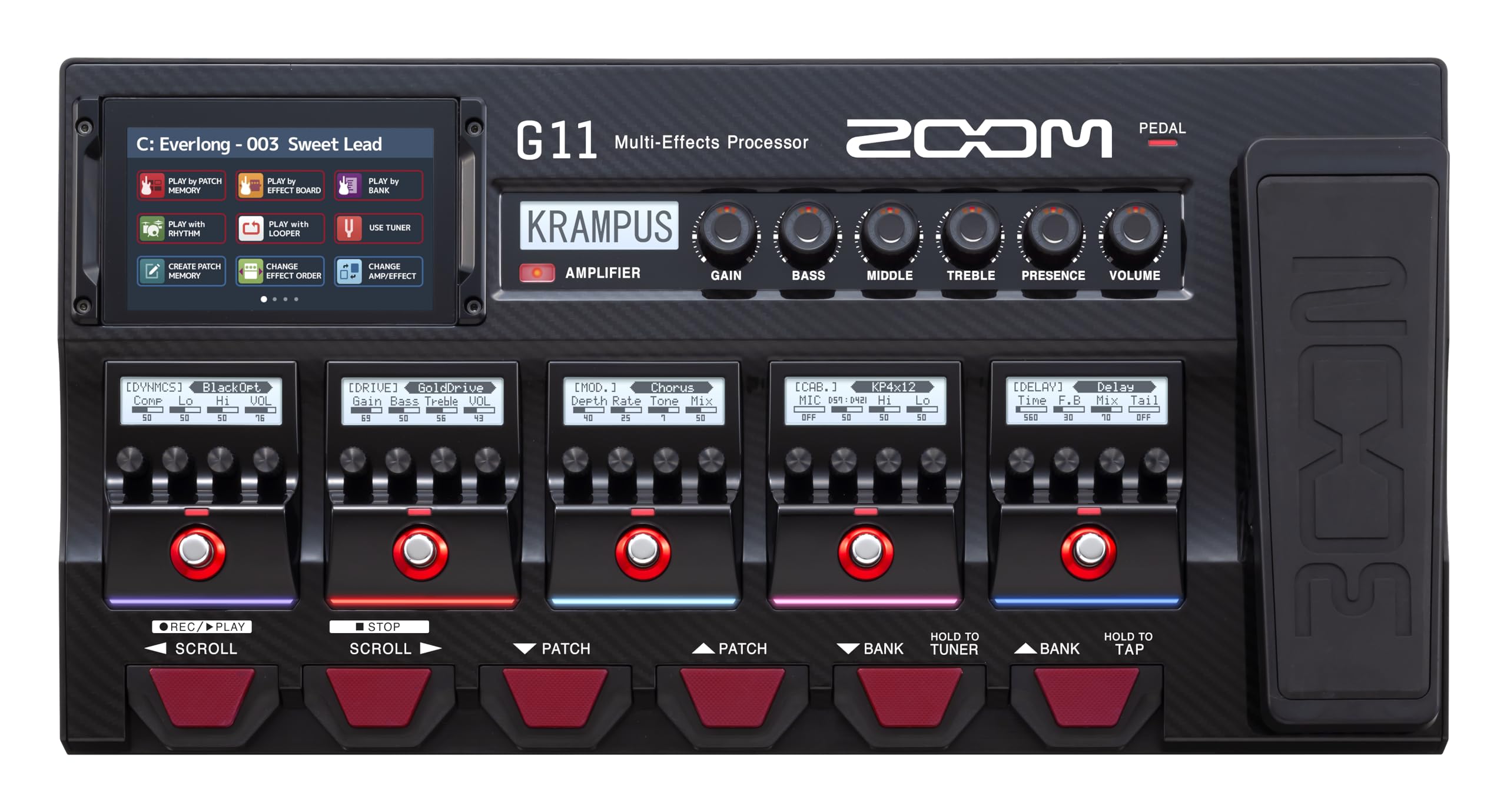 Amazon.com: Zoom G11 Guitar Multi-Effects Processor with