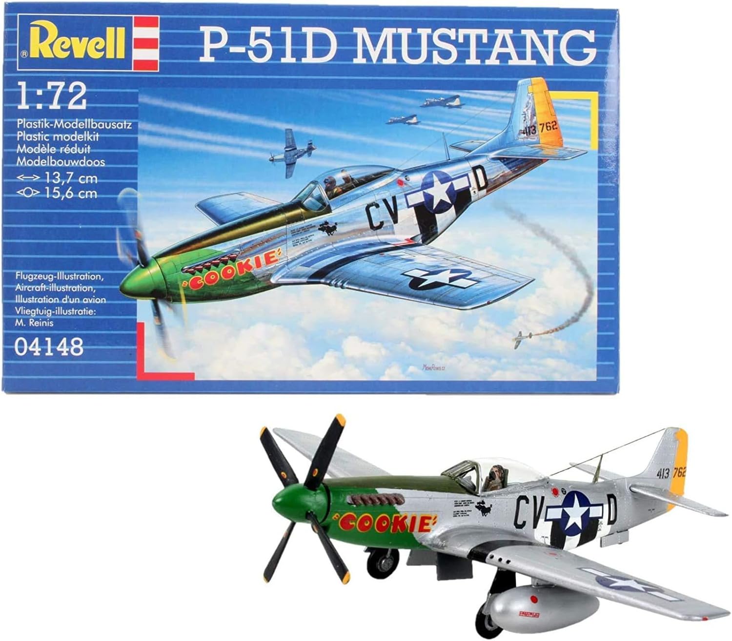 Amazon | ドイツレベル(Revell) 1/72 P-51D ムスタング プラモデル