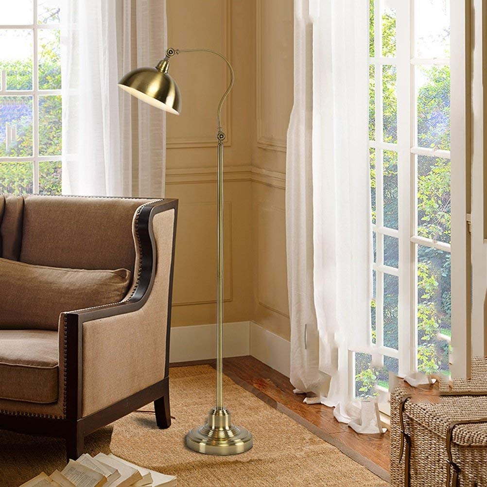 Amazon.co.jp : フロアスタンドライト, モダンアンティーク真鍮調節