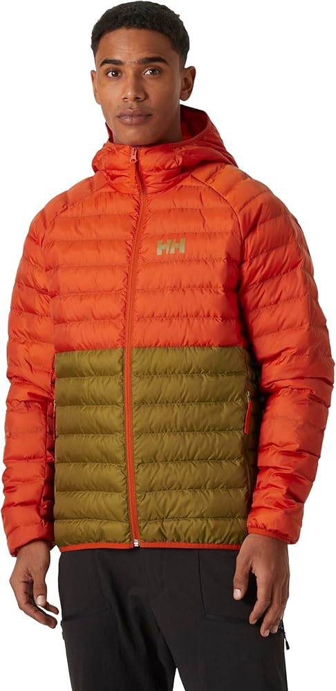 Helly-Hansen Men's Banff Hooded Insulator, 300 Patrol Orange/Lynx