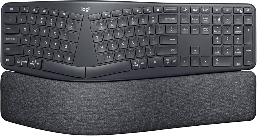 Amazon.com: Logitech Ergo K860 Wireless Ergonomic Keyboard with