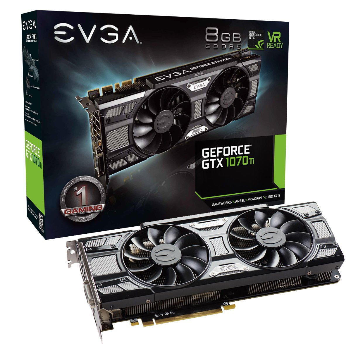 Amazon | EVGA GeForce GTX 1070 Ti SCゲーミングACX 3.0ブラック