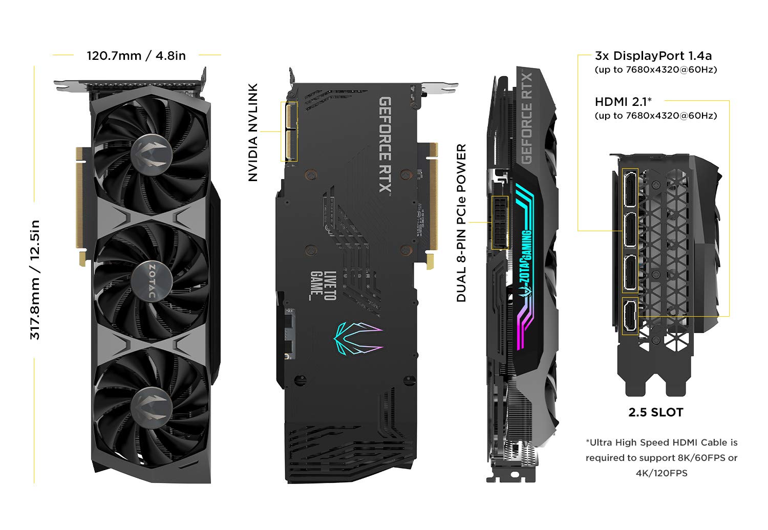 Amazon | ZOTAC Gaming GeForce RTX 3090 トリニティ 24GB GDDR6X 384