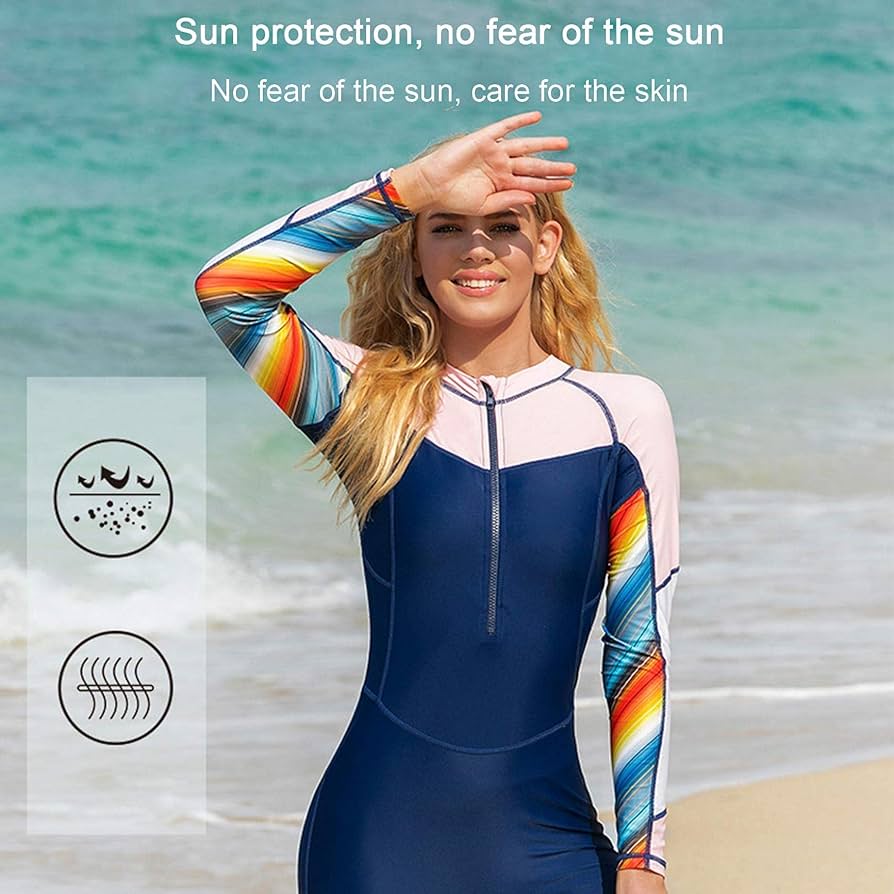 Amazon.co.jp: ラッシュガード女性ウェットスーツ長袖フルボディスーツ